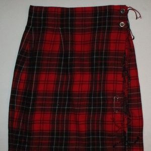 Cambridge Dry Goods Plaid Skirt Lined Size 4
